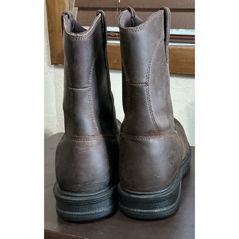 Brown Leather Herman Survivors Plower waterproof steel toe work boots Size 10.5 - Picture 2 of 5